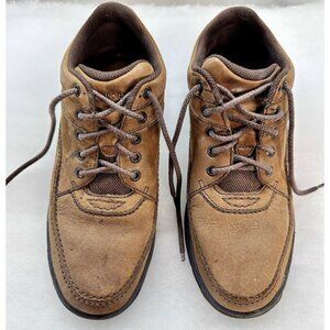 Rockport Boots Mens Suede Ankle Boot Hiking Work Brown